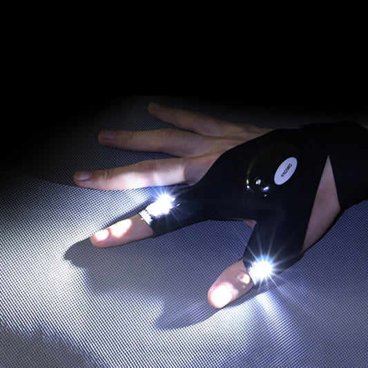 Flashlight gloves